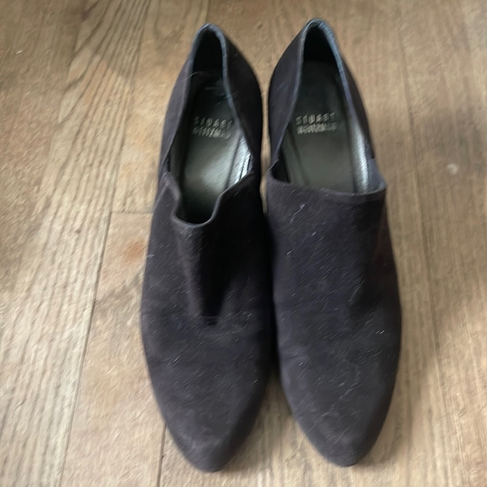 Stuart weitzman suede brown booties 8.5